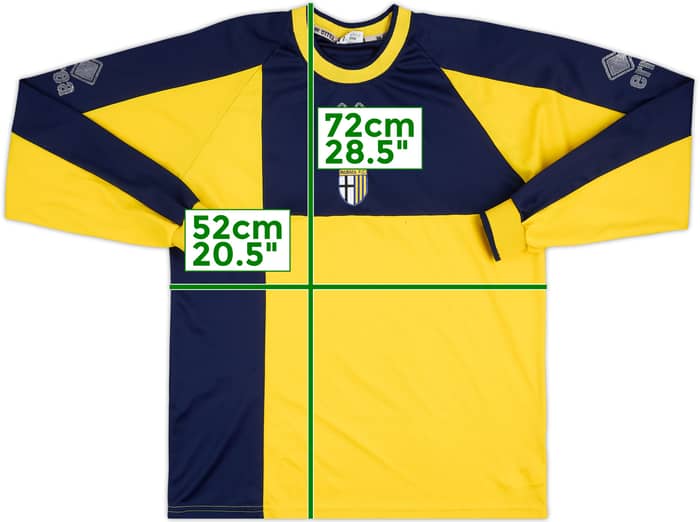Camiseta Errea de entrenamiento L/S del Parma 2005-06 - 5/10 - (XL)