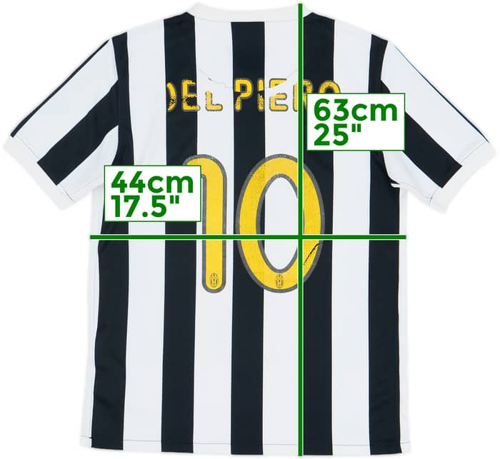 2009-10 Juventus Home Shirt Del Piero #10 - 4/10 - (L.Boys)