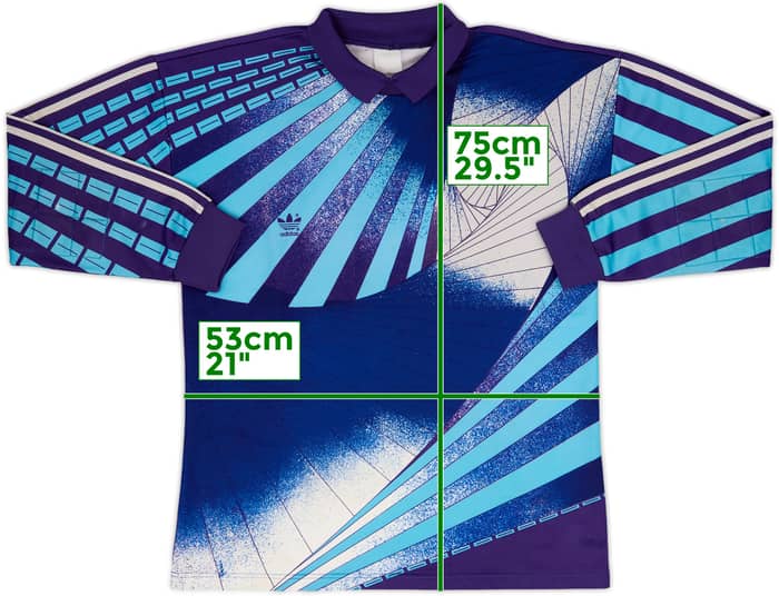 1990-92 adidas GK Template Shirt (Soviet Union) #1 - 5/10 - (L)