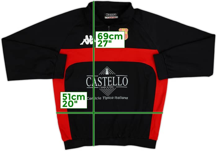 Top de entrenamiento 1/4 Zip Kappa del Messina 2000s - 6/10 - (L)