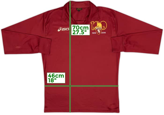 2006-07 Torino Anniversary L/S Shirt #12 - 7/10 - (M)