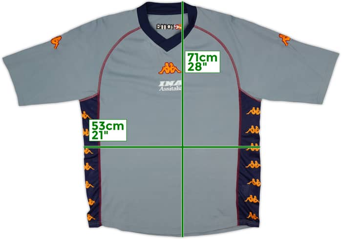 2000-01 Roma Kappa Training Shirt - 5/10 - (XL)