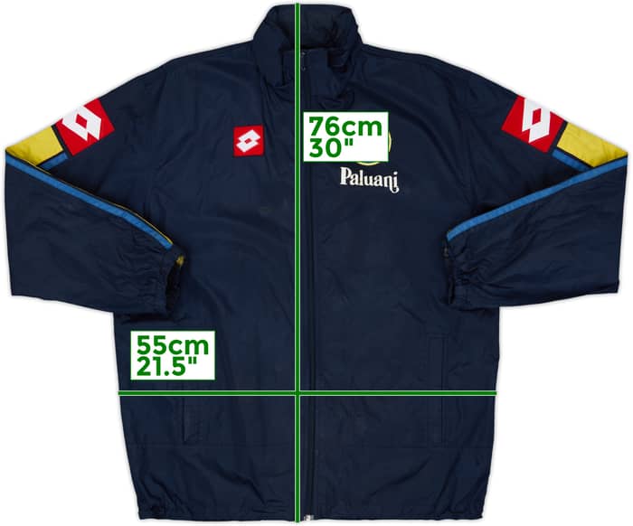 2003-04 Chievo Verona Lotto Hooded Rain Jacket - 5/10 - (XL.Boys)