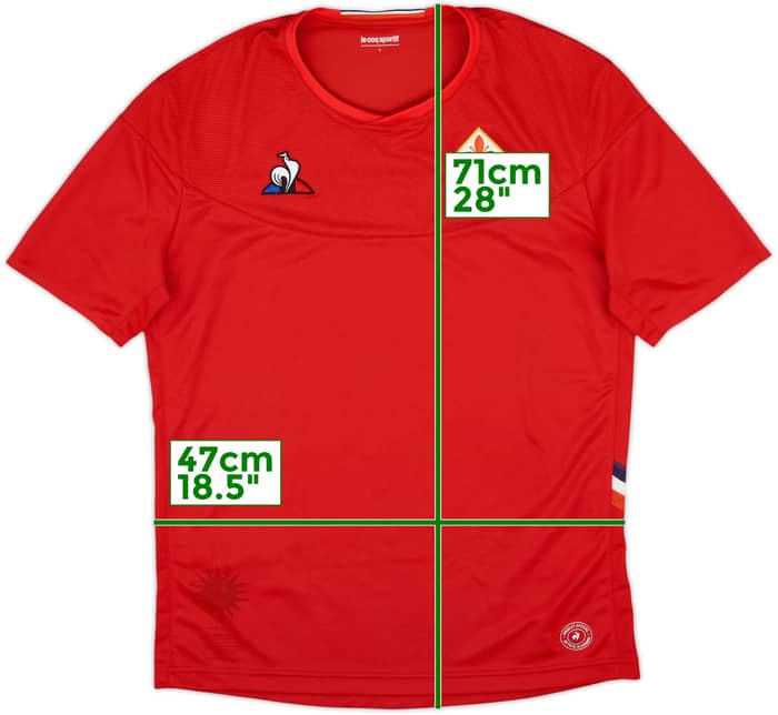 Camiseta Le Coq Sportif de entrenamiento de la Fiorentina 2019-20 - 9/10 - (L)