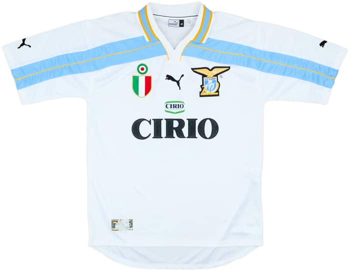 1999-00 Lazio Centenary Home Shirt Nesta #13 - 6/10 - (M)