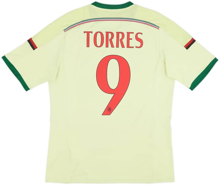 2014-15 AC Milan Third Shirt Torres #9 - 5/10 - (L)