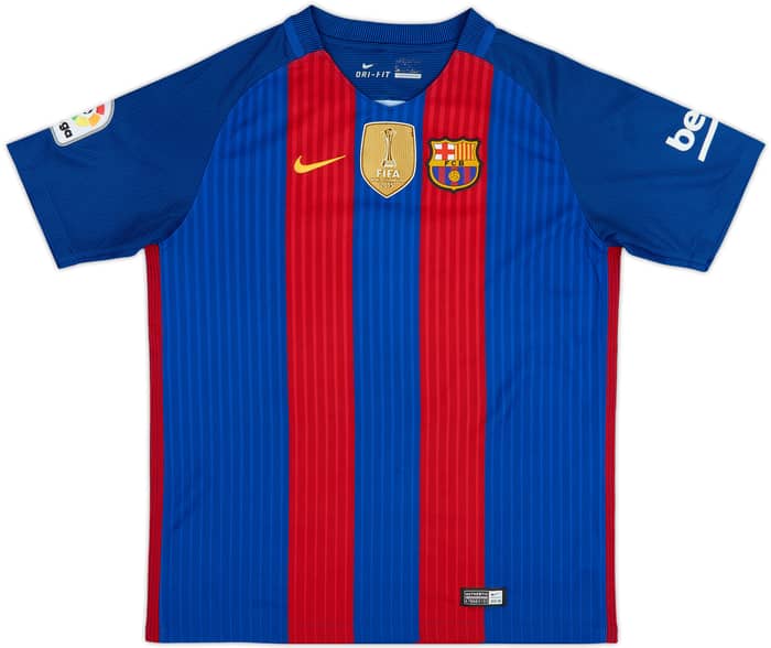 Camiseta de local del Barcelona 2016-17 Messi #10 - 7/10 - (XL.Niños)