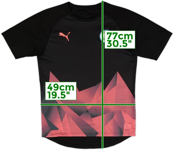 2019-20 Manchester City Puma Pre-Match Training Shirt - 8/10 - (M)