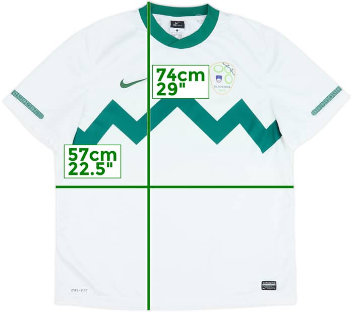 Camiseta de local básica de Slovenia 2010-11 - 6/10 - (L)