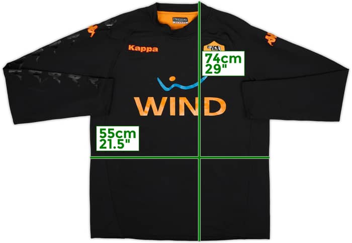 2010-11 Roma Kappa Training L/S Shirt - 6/10 - (XL)