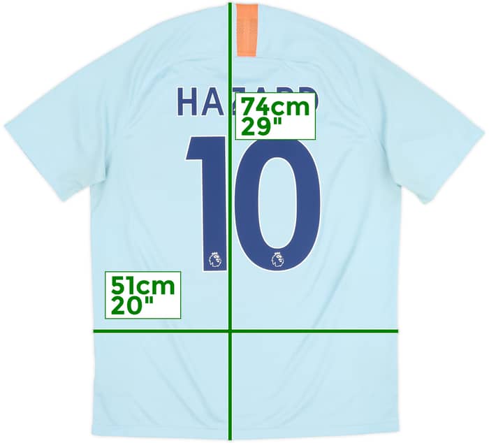2018-19 Chelsea Third Shirt Hazard #10 - 5/10 - (L)