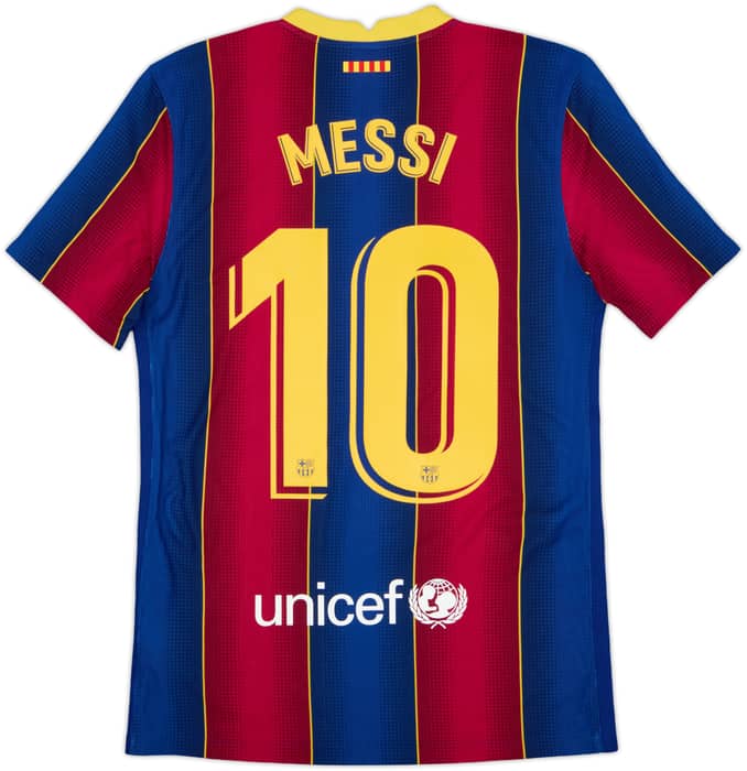 2020-21 Barcelona Camiseta Local Auténtica Messi #10 - 8/10 - (S)