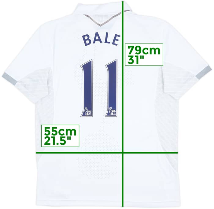 2012-13 Tottenham Home Shirt Bale #11 - 8/10 - (XL)