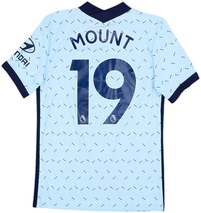 2020-21 Chelsea Authentic Away Shirt Mount #19 - 7/10 - (S)