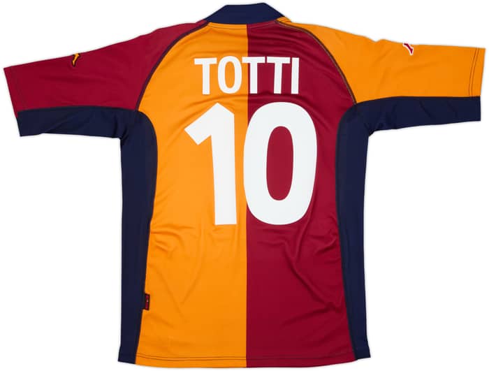 2001-02 Roma European Shirt Totti #10 - 6/10 - (M)