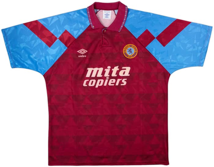 1990-92 Aston Villa Home Shirt - 6/10 - (L)