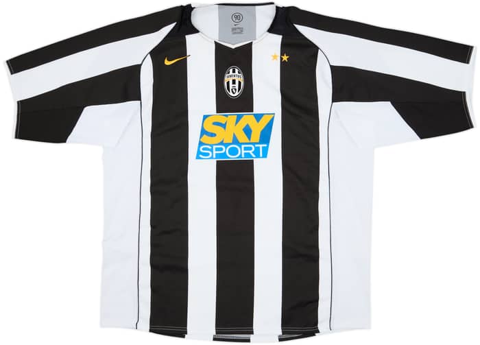 2004-05 Juventus Home Shirt Ibrahimovic #9 - 10/10 - (XXL)