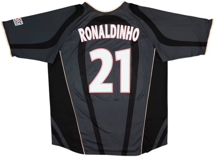 2001-02 Paris Saint-Germain Third Shirt Ronaldinho #21 - 7/10 - (XXL)