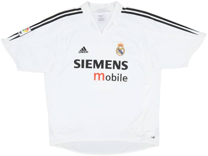 2004-05 Real Madrid Home Shirt Zidane #5 - 6/10 - (XL)