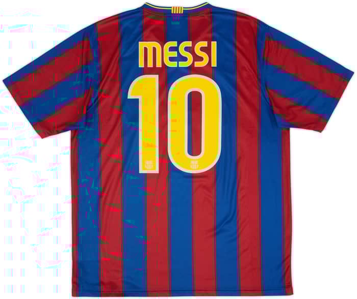 2009-10 Barcelona Basic Home Shirt Messi #10 - 10/10 - (L)