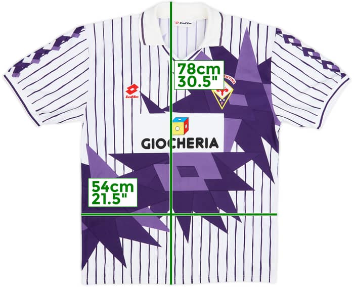 1991-92 Fiorentina Away Shirt - 9/10 - (XL)