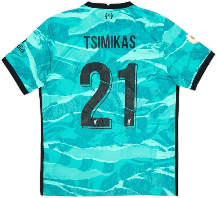 2020-21 Liverpool Away Shirt Tsimikas #21 (L)