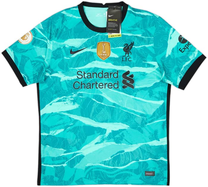 2020-21 Liverpool Away Shirt Tsimikas #21 (L)