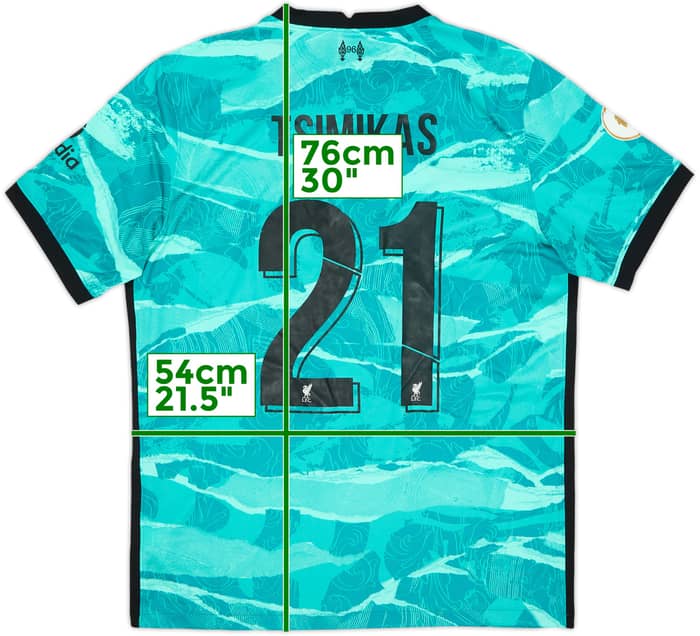 2020-21 Liverpool Away Shirt Tsimikas #21 (L)