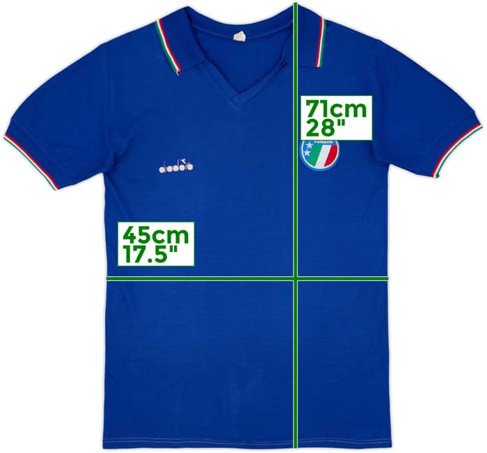 1986-91 Italy Home Shirt - 6/10 - (XL)