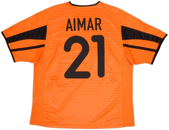 2001-02 Valencia Away Shirt Aimar #21 - 9/10 - (L)