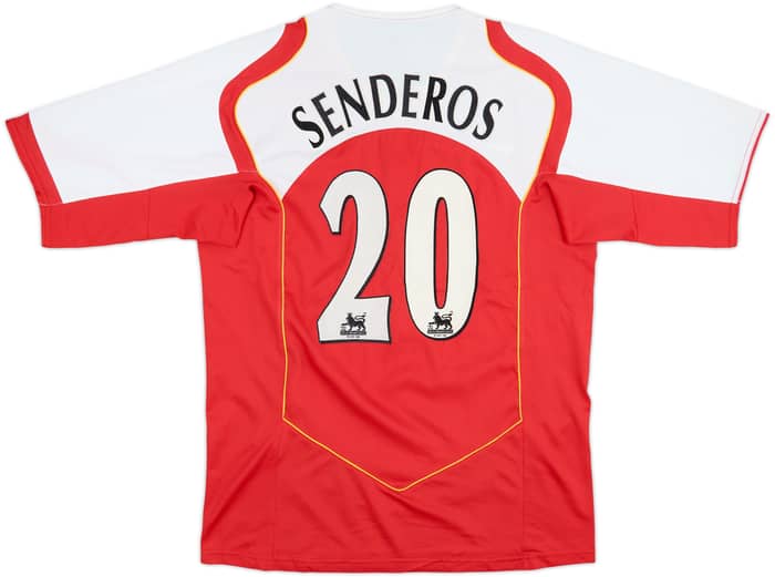 2004-05 Arsenal Home Shirt Senderos #20 - 6/10 - (M)