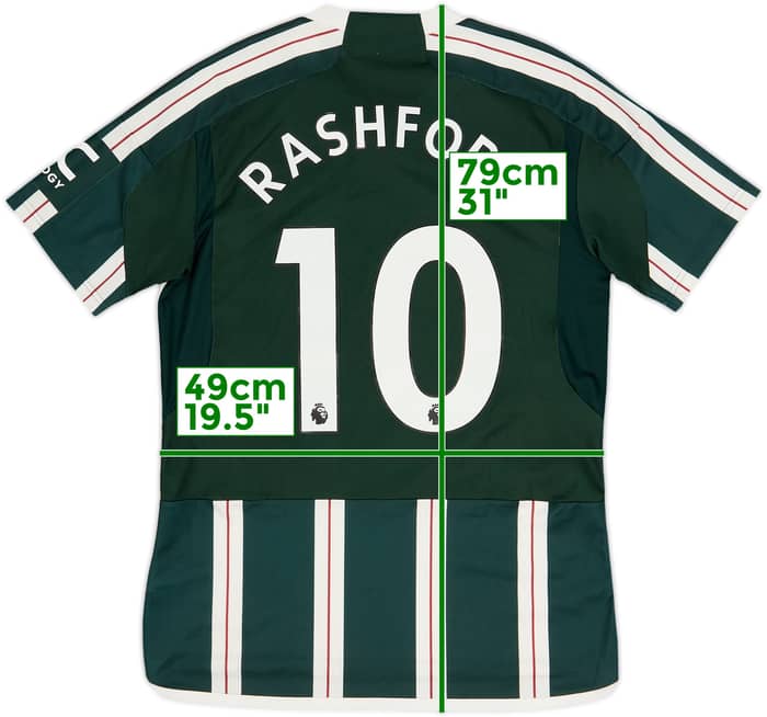 2023-24 Manchester United Away Shirt Rashford #10 - 7/10 - (M)