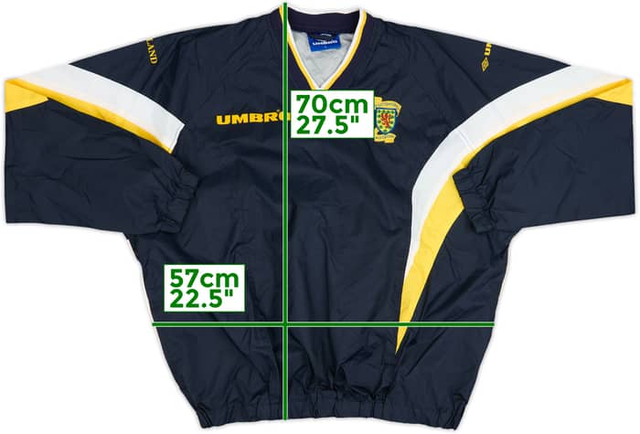 1998-00 Scotland Umbro Drill Top - 10/10 - (L)