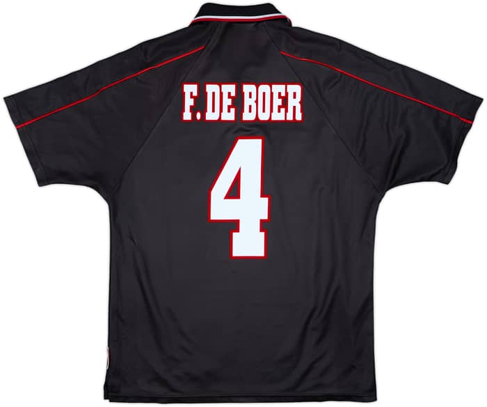 1998-99 Ajax Camiseta Visitante F.De Boer #4 - 8/10 - (L)