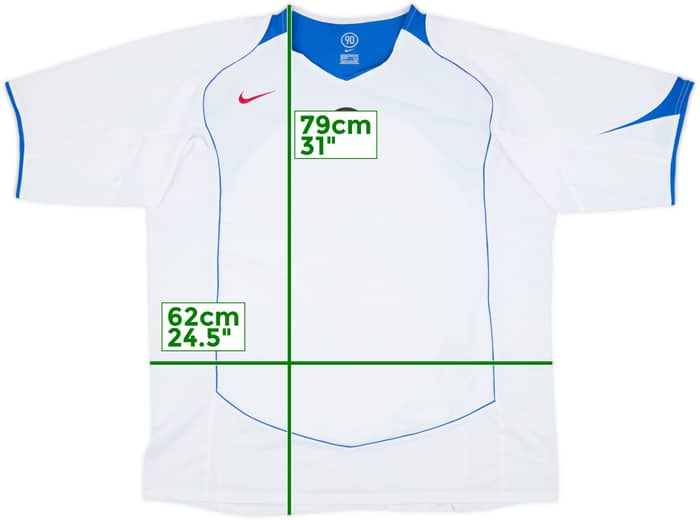 Camiseta de local de Rusia 2004-06 - 8/10 - (XXL)