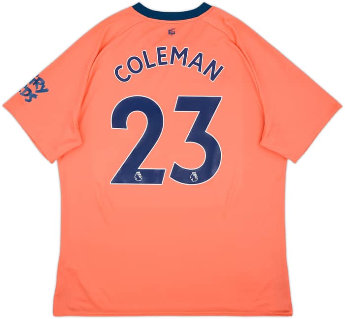 2019-20 Everton Away Shirt Coleman #24 - 9/10 - (XXL)