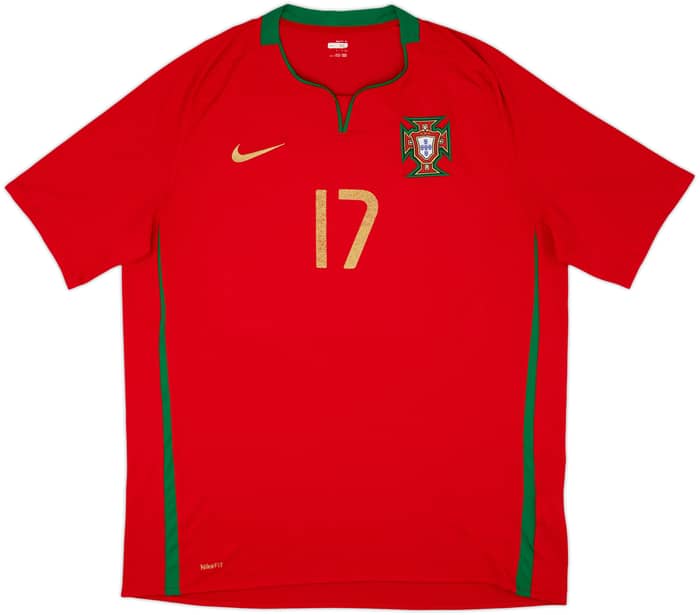 2008-10 Portugal Home Shirt C.Ronaldo #17 - 5/10 - (XL)