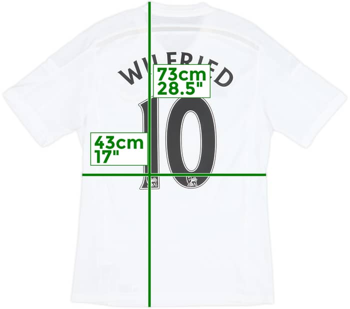 2014-15 Swansea Home Shirt Wilfried #10 - 6/10 - (M)