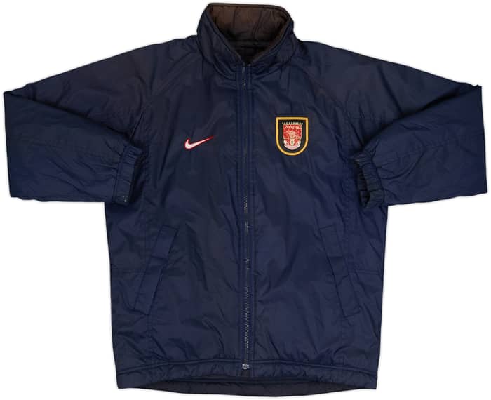1998-99 Arsenal Nike Reversible Padded Bench Coat - 5/10 - (S)