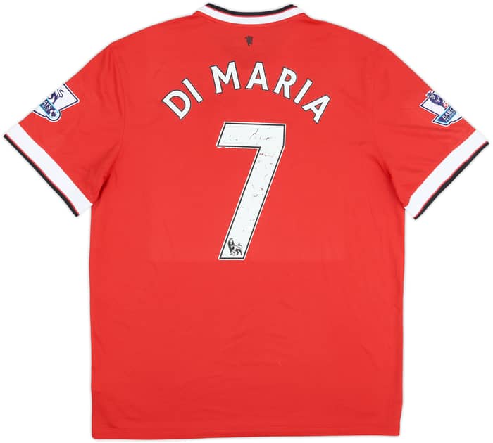 2014-15 Manchester United Home Shirt Di Maria #7 - 5/10 - (XL)