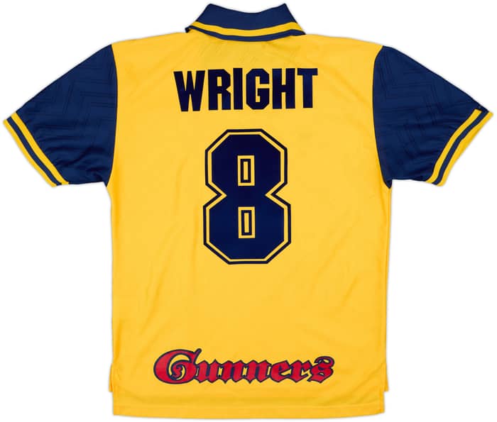 1996-97 Arsenal Away Shirt Wright #8 - 8/10 - (M)