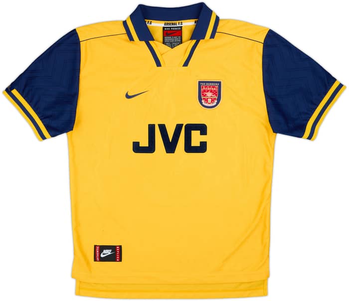 1996-97 Arsenal Away Shirt Wright #8 - 8/10 - (M)