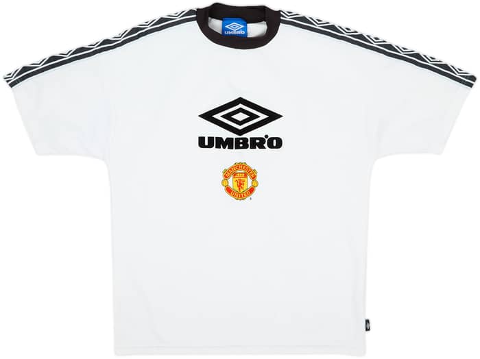 1994-96 Manchester United Umbro Training Shirt - 9/10 - (M)