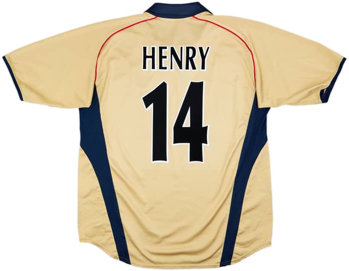 2001-02 Arsenal Away Shirt Henry #14 - 6/10 - (XL)