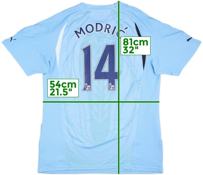 2010-11 Tottenham Away Shirt Modric #14 - 6/10 - (XL)