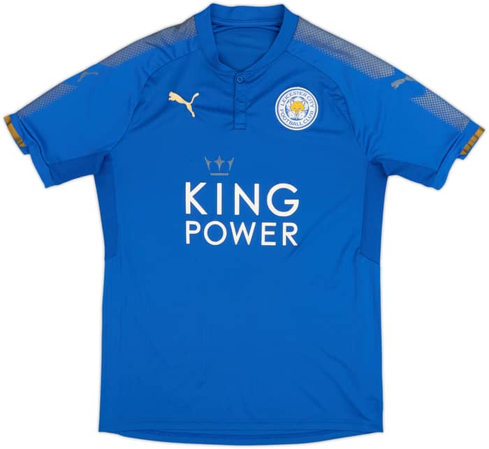 Camiseta de local del Leicester 2017-18 Vardy #9 - 7/10 - (S)