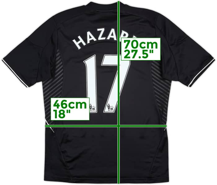 Camiseta de la tercera equipación del Chelsea 2013-14 Hazard #17 - 8/10 - (M)