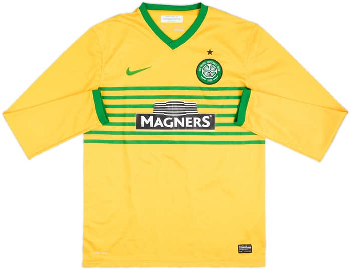 2013-14 Celtic Away L/S Shirt Virgil #5 - 8/10 - (M)