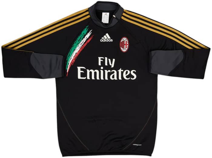 2013-14 AC Milan adidas Formotion 1/4 Zip Training Top - 8/10 - (M)