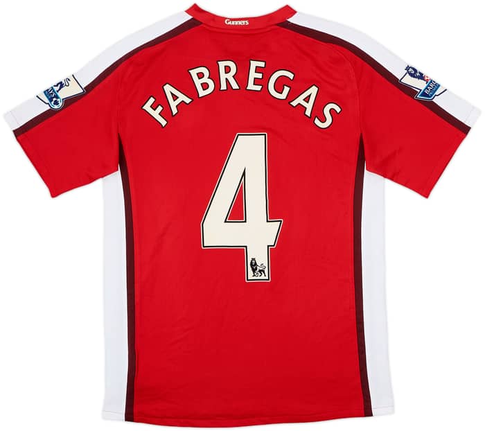 2008-10 Arsenal Camiseta Local Fabregas #4 - 7/10 - (S)